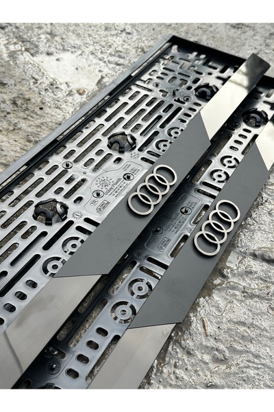 taş pleksi AUDI OTOMOBİL MODELLERİNE UYUMLU ULTRA LÜKS ÜÇ PARÇA PLEKSİ PLAKALIK