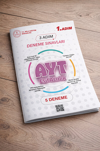 Yetsis Yayınları AYT Eşit ağırlık Deneme Sınavı - 1. Adım