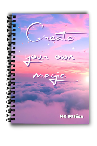 MG Office A5 Vellum Spiral Notebook 80 sheets - Magic