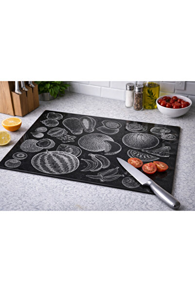 İB GLOBAL Tempered Glass Cutting Board 20X30 cm