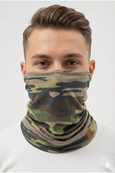 Butikgiz 100% Cotton Multifunctional Camouflage Men's Soft Combed Cotton Neck...