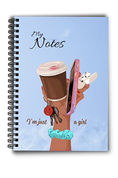 MG Office Caiet A5 Dictando Spirala 80 file - Just a Girl