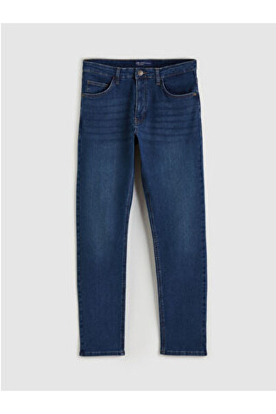 LC Waikiki Artı-Store Slim Fit Men's Jean Pants, High Cotton Content Denim Sand