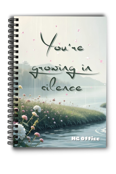 MG Office Тетрадка с пергаментна спирала А5, 80 листа - Silence