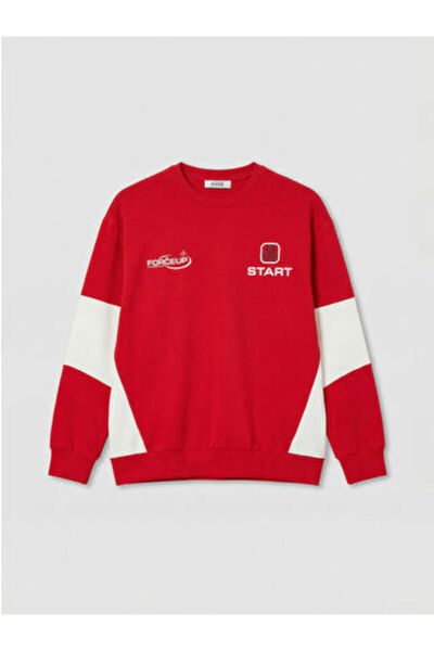 LC Waikiki Artı-Store Men's Sweatshirt with Cycling Collar and Long Sleeves, ...
