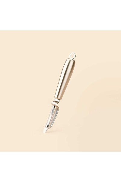 ASPARTAM Metal Handle Side Peeler - Gray - 18 cm