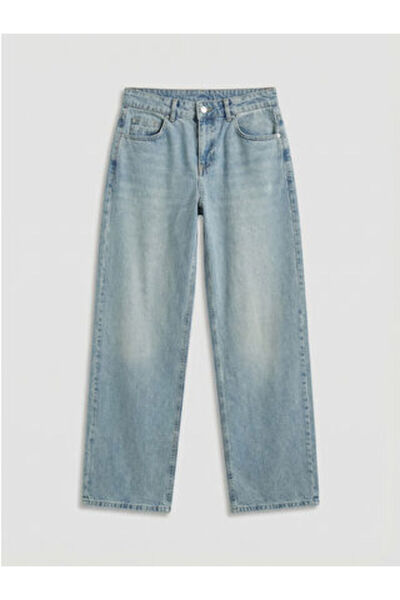 LC Waikiki بنطلون جينز نسائي من M1 SEZON باللون الأزرق الفاتح