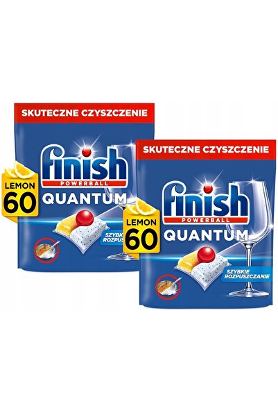 Finish Detergent capsule pentru masina de spalat vase Quantum All in 1 Lemon,...