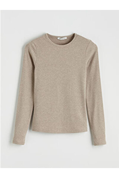 LC Waikiki artı-store Γυναικείο κορμάκι με στενή εφαρμογή, λαιμόκοψη ποδηλάτο...