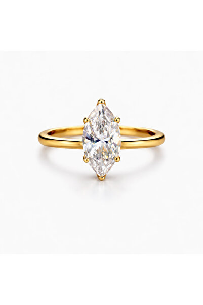 Venus Design Çelik Tek Taş Yüzük (Ayarlanabilirdir)