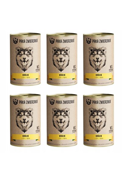 Other Paka Zwierzaka Królik și dzik z dynią 6x400g