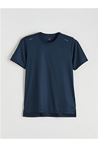 LC Waikiki Indigo Crew Neck Men's Sports T-Shirt