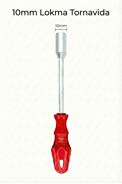JuneThree Lokma Uçlu Tornavida 10mm - Lokma Tornavida – Dayanıklı Çelik Uç, E...