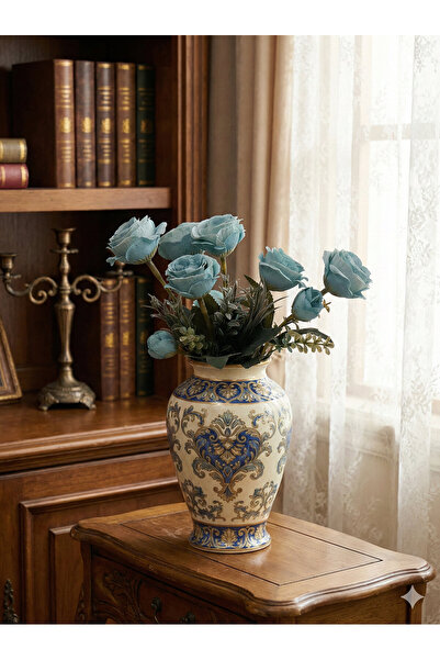 Siyah Lale Gül Rose Tozlu Mavi, Dusty Blue veya Buz Mavisi, Ice Blue Renk Yap...