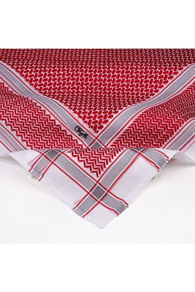 First Life Trefle red shemagh