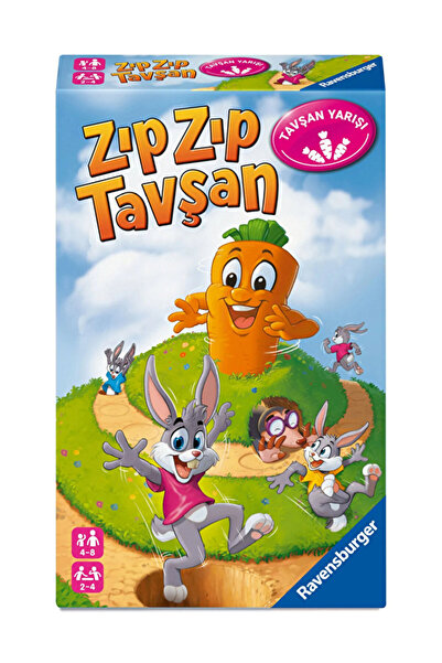 MATMEL لعبة صندوق السفر على شكل أرنب من رافنسبرجر