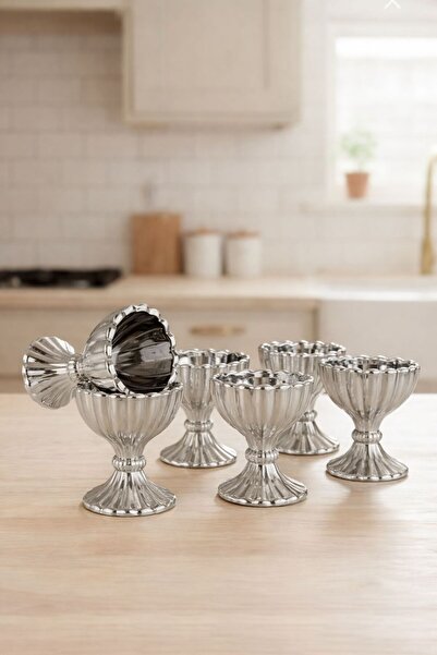 rova tr Oya Seri Cam Titanyum Kaplama Lokumluk - Kahve Yanı Tatlılık - Kahval...