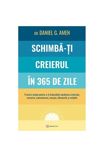 Bookzone Change Your Brain in 365 Days - Daniel G. Amen, 2024 Edition