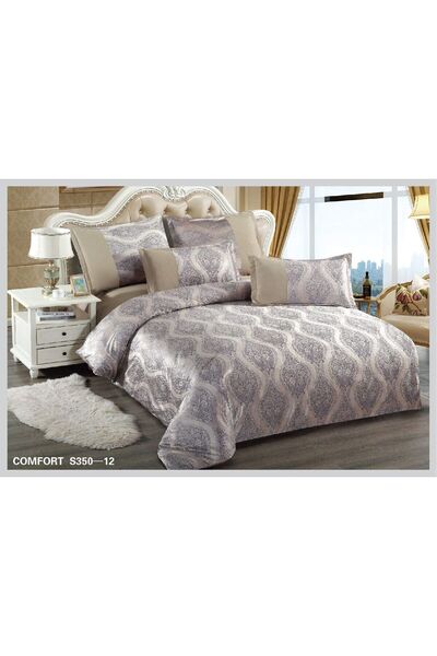 ANATOLIATEKSTILE Premium Velvet Bedding Set + Cotton Sheet, Comfort Luxury Be...