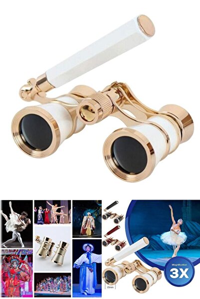 Munico Görüntü Gözlük Gözlüğü Beyaz Opera Yarışı Formula1& Dürbün Metal Konse...