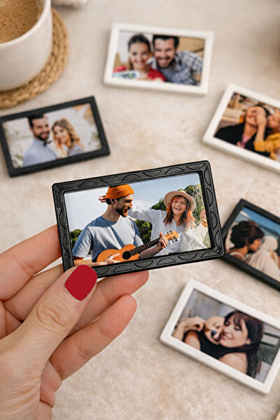 MOOMICA KİŞİYE ÖZEL RESİMLİ Mini Desenli Dikdörtgen Çerçeve 5x8cm- 10'lu Paket