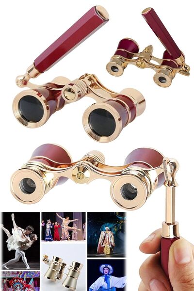 Munico Konser Etkinlik 3x Gözlüğü Opera Görüntülü Gözlüğü Saplı Diva Net Kırm...