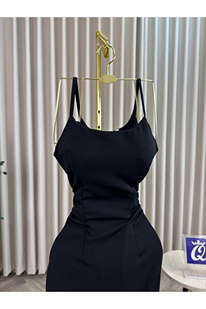 Kendallksa Elegant black evening dress made from high-quality fabric