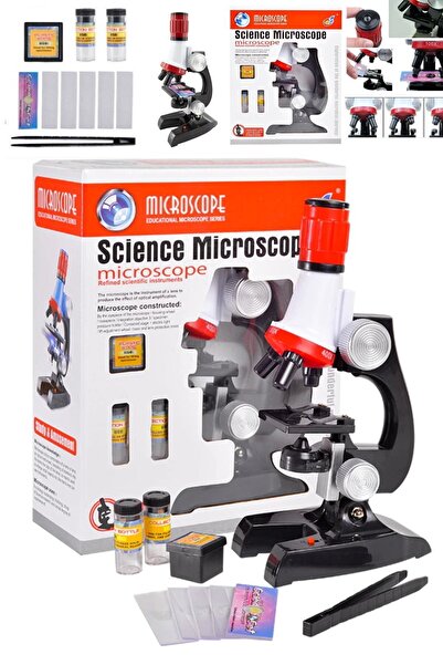 Munico Mikroskop Deneysel Parça Eğitim 10 Öğretim Seti Üniversite Biyoloji Öğ...