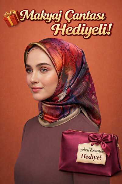 Picasso Silk Look Crystal Scarf – Twill Stylish Design 90X90