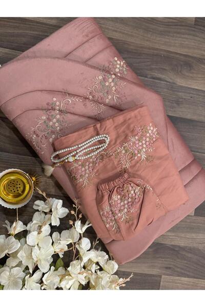 SSDM Royal Padded Prayer Set - Comfortable Foam Prayer Mat with Embroidered P...