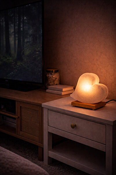 topraktan hasat odağında lezzet gizli Kalp Model Çankırı Kaya Tuzu Lambası | ...