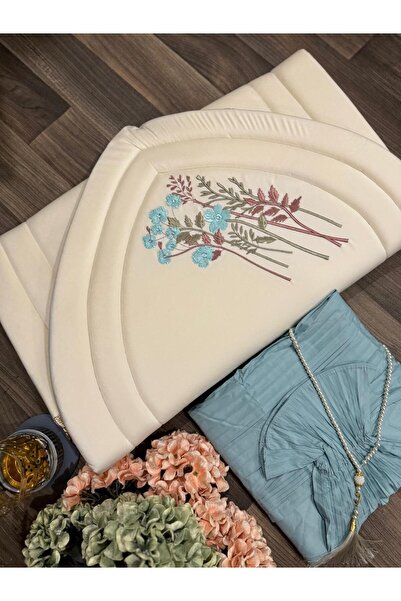 SSDM Royal Padded Prayer Set - Comfortable Foam Prayer Mat with Embroidered P...