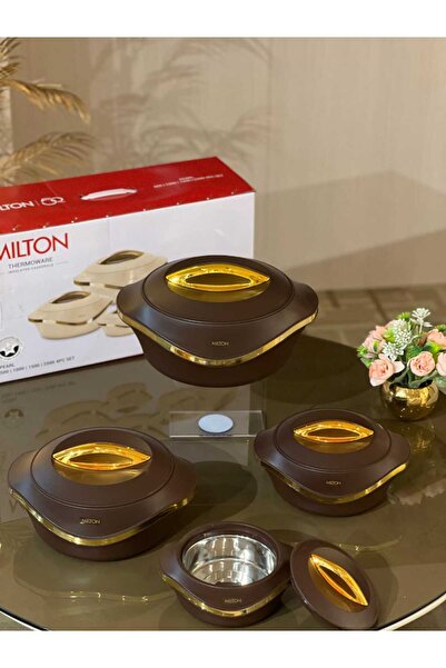 Generic Milton Oyster Insulated Casserole Set.