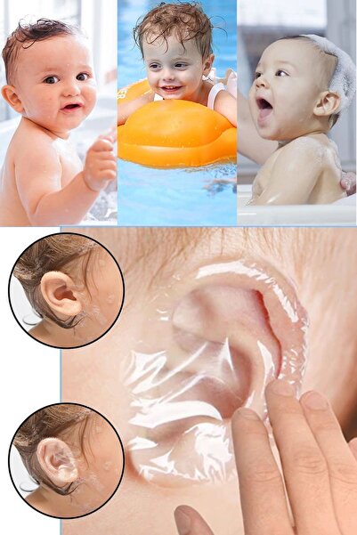 Munico Kulağa Su Kaçma Yıkama Zarar Koruyucu Film 10 Engelleyici Kulak Bebek ...