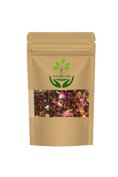 tan organik شاي أبيض مع الورد 25 جرام