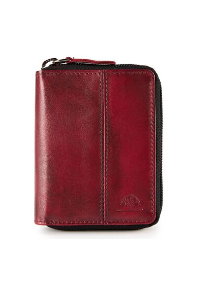 Greenburry Destressed Geldbörse RFID Schutz Leder 10.5 cm