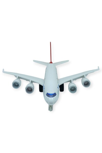 Lisinya Çek Bırak Metal Yolcu Uçağı - 21 cm - Büyük Boy (Lisinya)
