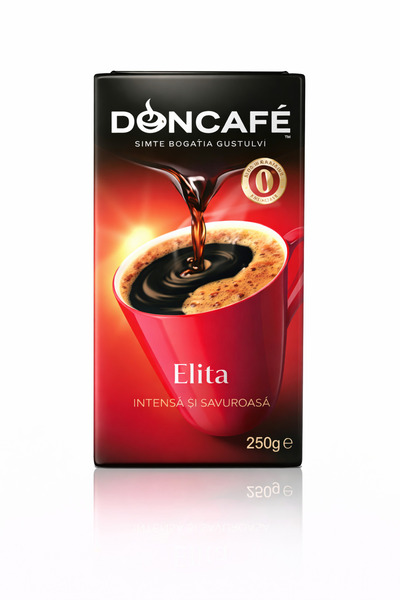 DONCAFE Doncafé Cafea Măcinată Elita Vacuum 250 g – Aromă Intensă și Prospețime