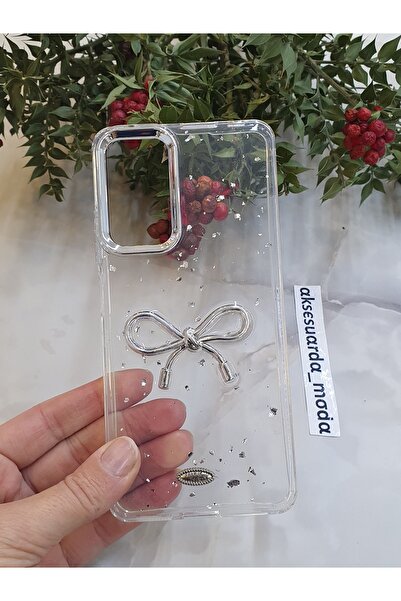 ZB Aksesuarda Moda حافظة شفافة لهاتف ريدمي نوت 11 برو مع تصميم فيونك سيليريت