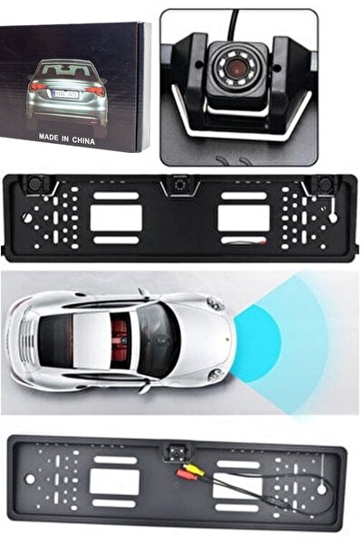 Munico Kamera Plakalık Kamerası Geri Renkli Su Vites Gece Görüş Plaka Geçirme...