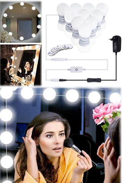 Munico Kulis Tiyatro Make Up Uyumlu Ev Işyeri Set Için Uygun Makyaj Masası La...