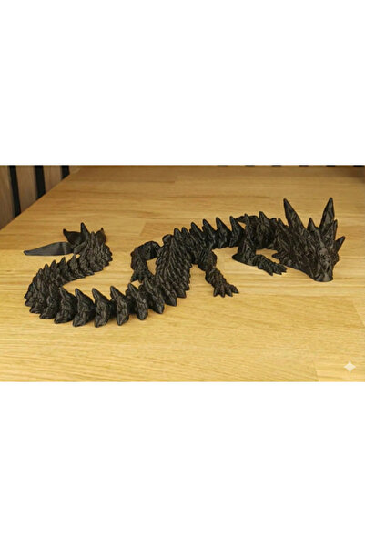 Kahramanmaraş 3D Tamamen Hareketli Ejderha V1 Siyah