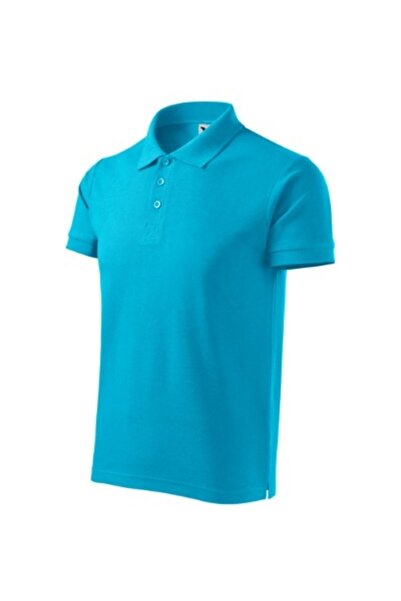 Malfini Men's polo shirt, Cotton Heavy 215, S Turquoise