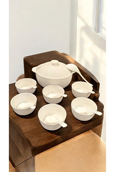 AR HOME 15 PCS SOUP SET-CERAMIC-6 PERSON