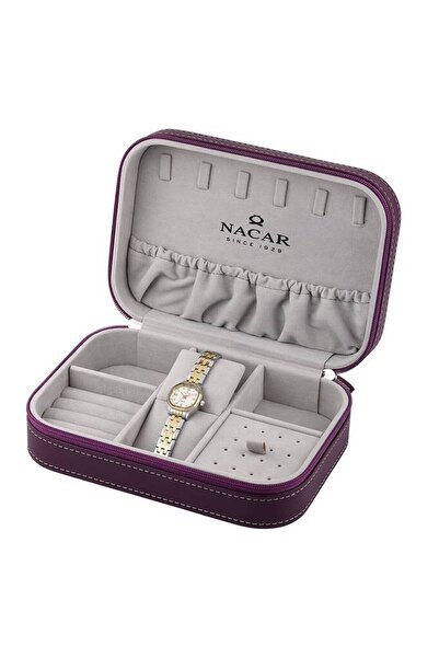 Nacar Sapphire Glass Silver - Gold Women's Watch |   With Special Box | Nc34-...