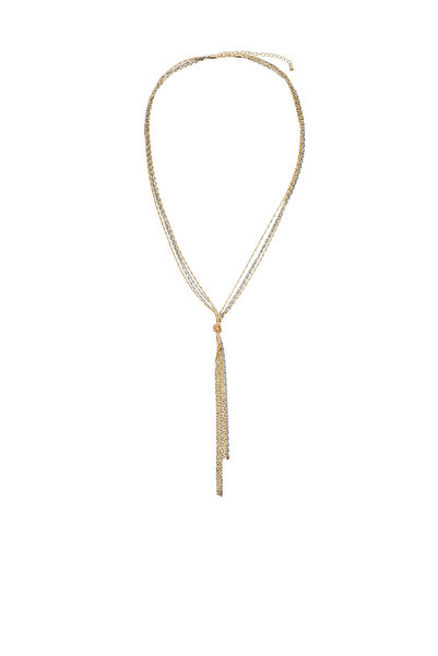 Network Gold Silver Kadın Kolye