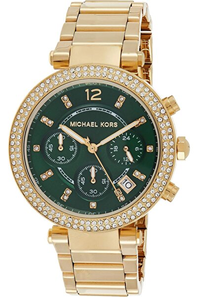 Michael Kors Womens Quartz Watch, Chronograph Display and Stainless Steel Str...