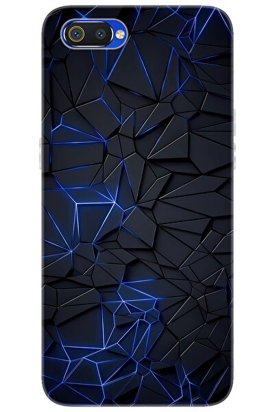 realme C2 (RMX1941) Uyumlu Kılıf Desen Baskılı Silikon Karmaşık Design STK:1874