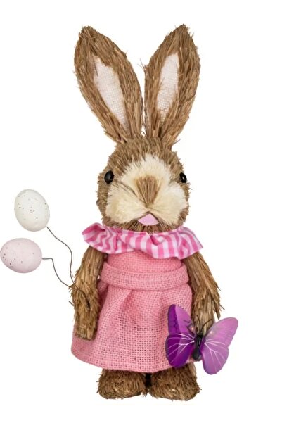 idem Figurina decorativa de paste din paie 28cm