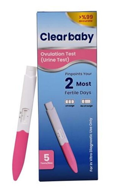 clear baby - اختبار التبويض (5 اختبارات)